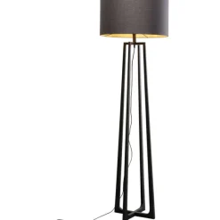 KARE Design Lampadaire Timon noir 160cm> Luminaires
