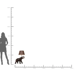 KARE Design Lampe à poser Animal Elephant Safari 74cm><noscript><img width=