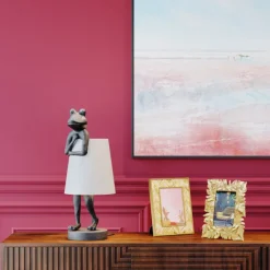 KARE Design Lampe à poser Animal Frog gris> Luminaires