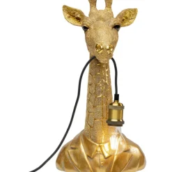KARE Design Lampe à poser Animal Giraffe doré 50cm> Luminaires