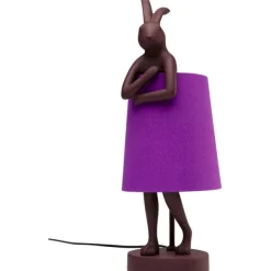 KARE Design Lampe à poser Animal Rabbit rouge/violet 50cm> Luminaires