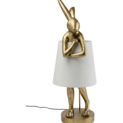 KARE Design Lampe à poser Animal Rabbit doré/blanc 88cm><noscript><img width=