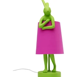 KARE Design Lampe à poser Animal Rabbit vert/fuchsia 50cm> Luminaires