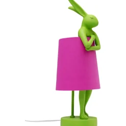 KARE Design Lampe à poser Animal Rabbit vert/fuchsia 50cm> Luminaires