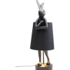 KARE Design Lampe à poser Animal Rabbit noir 68cm> Luminaires