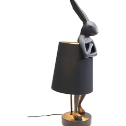 KARE Design Lampe à poser Animal Rabbit noir 68cm><noscript><img width=