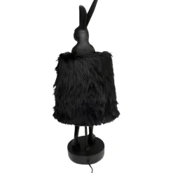 KARE Design Lampe à poser Animal Rabbit Fur noir/doré 68cm><noscript><img width=