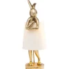 KARE Design Lampe á poser Animal Rabbit doré/blanc 68cm> Luminaires
