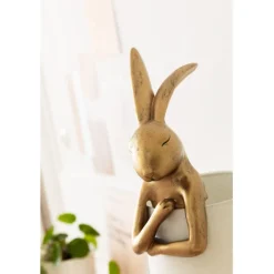 KARE Design Lampe á poser Animal Rabbit doré/blanc 68cm><noscript><img width=