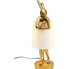 KARE Design Lampe à poser Animal Rabbit doré/blanc 50cm> Luminaires