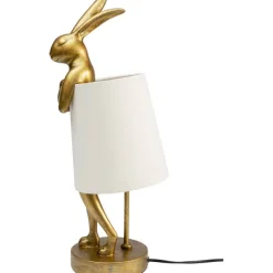 KARE Design Lampe à poser Animal Rabbit doré/blanc 50cm><noscript><img width=