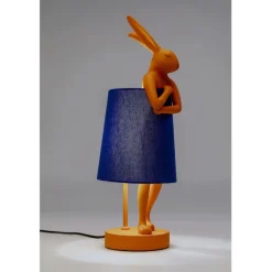 KARE Design Lampe à poser Animal Rabbit orange/bleu 50cm><noscript><img width=