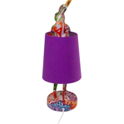KARE Design Lampe à poser Animal Rabbit Graffiti/violet 50cm><noscript><img width=