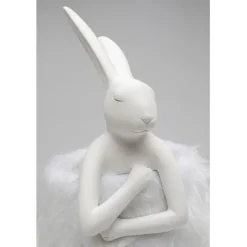 KARE Design Lampe à poser Animal Rabbit Fur blanc/argenté 50cm><noscript><img width=