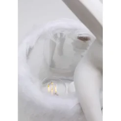 KARE Design Lampe à poser Animal Rabbit Fur blanc/argenté 50cm><noscript><img width=