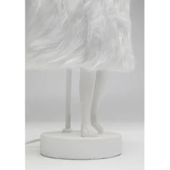KARE Design Lampe à poser Animal Rabbit Fur blanc/argenté 50cm><noscript><img width=