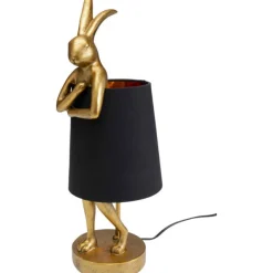 KARE Design Lampe à poser Animal Rabbit doré/noir 50cm><noscript><img width=