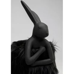 KARE Design Lampe à poser Animal Rabbit Fur noir/doré 50cm><noscript><img width=