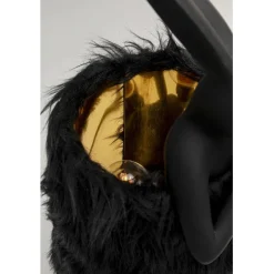 KARE Design Lampe à poser Animal Rabbit Fur noir/doré 50cm><noscript><img width=