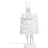 KARE Design Lampe à poser Animal Rabbit Fur blanc/argenté 68cm> Luminaires