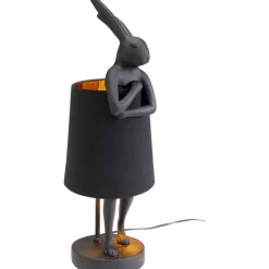 KARE Design Lampe à poser Animal Rabbit noir 50cm> Luminaires