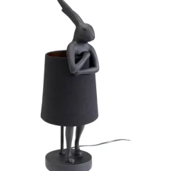 KARE Design Lampe à poser Animal Rabbit noir 50cm><noscript><img width=