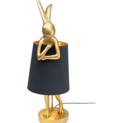 KARE Design Lampe à poser Animal Rabbit doré/noir 68cm> Luminaires