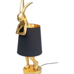 KARE Design Lampe à poser Animal Rabbit doré/noir 68cm><noscript><img width=