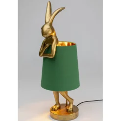 KARE Design Lampe à poser Animal Rabbit doré/vert 68cm><noscript><img width=