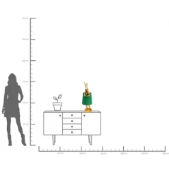 KARE Design Lampe à poser Animal Rabbit doré/vert 68cm><noscript><img width=