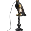 KARE Design Lampe à poser Animal Sitting Crow noir mat 61cm> Luminaires