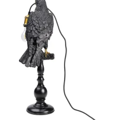 KARE Design Lampe à poser Animal Sitting Crow noir mat 61cm><noscript><img width=