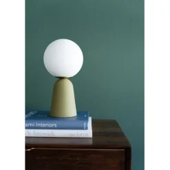 KARE Design Lampe à poser Bollie vert 33cm> Luminaires