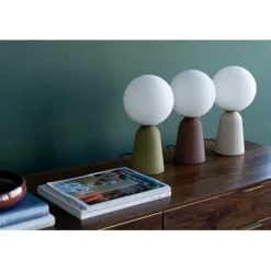KARE Design Lampe à poser Bollie vert 33cm><noscript><img width=