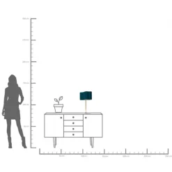 KARE Design Lampe à poser Cloudy ovale Petrol 49cm><noscript><img width=