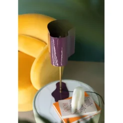 KARE Design Lampe à poser Cloudy ovale plum 49cm> Luminaires