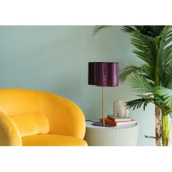 KARE Design Lampe à poser Cloudy ovale plum 49cm><noscript><img width=