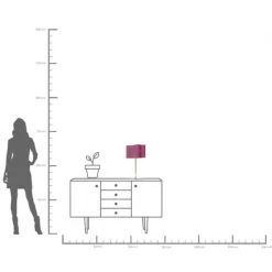 KARE Design Lampe à poser Cloudy ovale plum 49cm><noscript><img width=