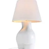 KARE Design Lampe à poser Donna blanc 48cm> Luminaires