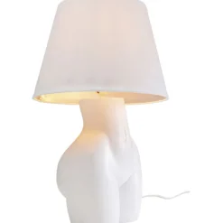 KARE Design Lampe à poser Donna blanc 48cm> Luminaires
