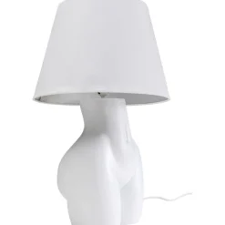 KARE Design Lampe à poser Donna blanc 48cm><noscript><img width=