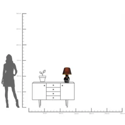 KARE Design Lampe à poser Donna noir><noscript><img width=