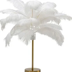 KARE Design Lampe à poser Feather Palm blanc 60cm><noscript><img width=