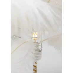 KARE Design Lampe à poser Feather Palm blanc 60cm><noscript><img width=