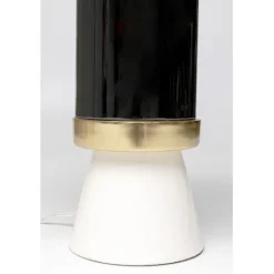 KARE Design Lampe à poser Josy blanc-noir 51cm><noscript><img width=