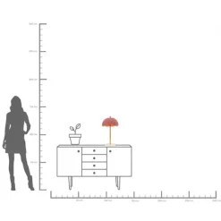 KARE Design Lampe à poser Lia fuchsia 50cm><noscript><img width=