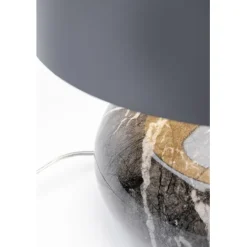 KARE Design Lampe à poser Mamo Deluxe gris 37cm><noscript><img width=