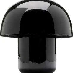 KARE Design Lampe à poser Mushroom Shiny noir 20cm><noscript><img width=