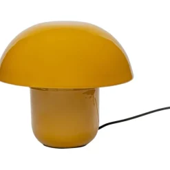 KARE Design Lampe à poser Mushroom Shiny jaune 27cm> Luminaires
