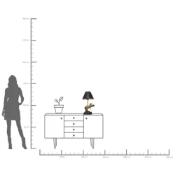 KARE Design Lampe à poser Relax Leopard 50cm><noscript><img width=